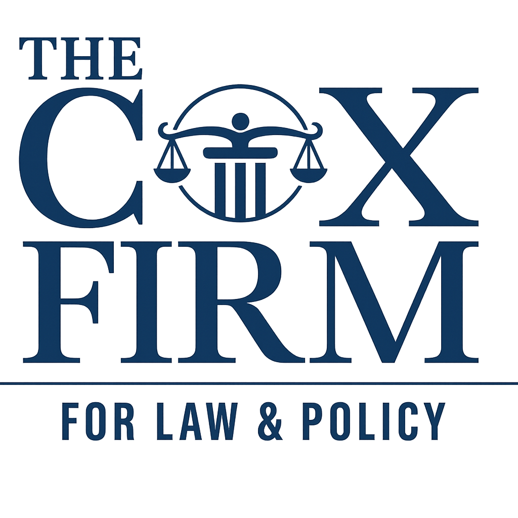The Cox Firm For  Law & Policy